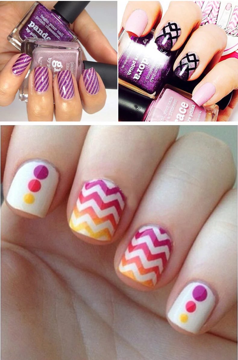 5 шт./лот белая наклейка для ногтей наклейки с французской улыбкой шаблон сердце