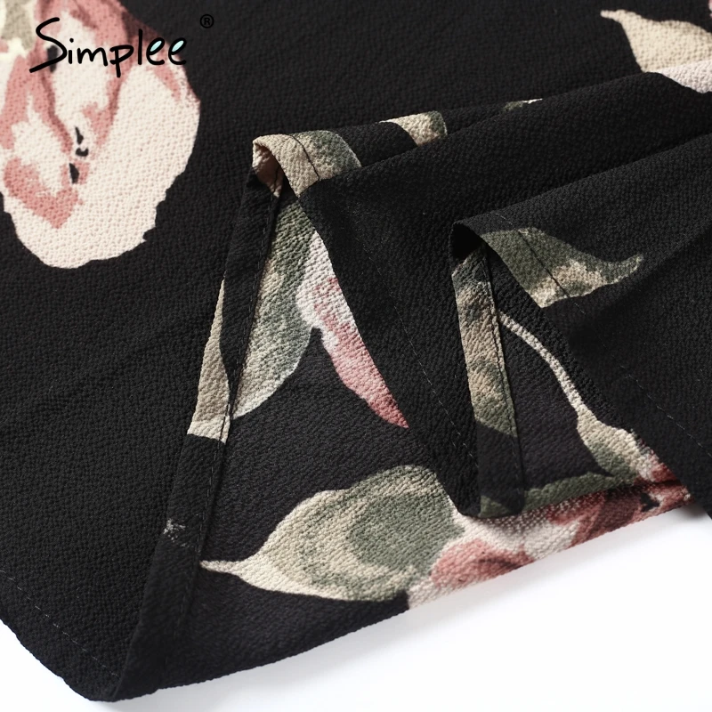 Женский шифоновый комбинезон Simplee женский ромпер с бохо принтом раздельный