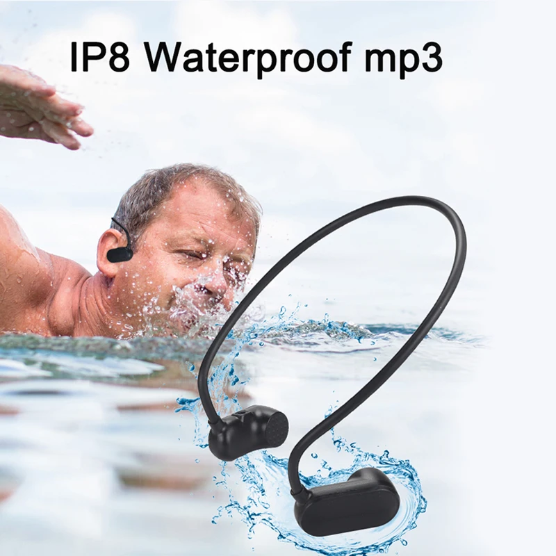 Smarcent Mp3 плеер Apt X V31 костная проводимость гарнитура Hifi IPX8 водонепроницаемый