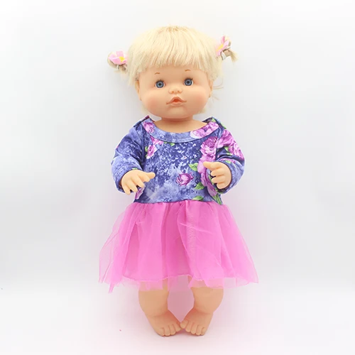 05 Одежда подходит 40 см 41 см Nenucos кукла Nenuco Ropa y su Hermanita фиолетовая футболка с длинными рукавами в фиолетовый горошек штаны с шапочкой - Цвет: 05