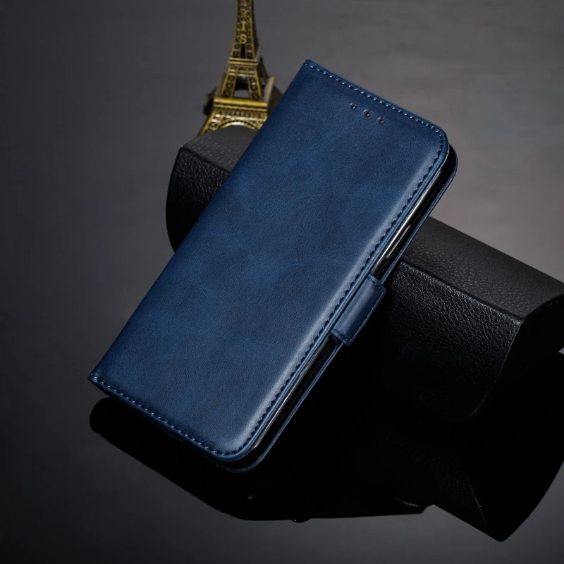 Кожаный чехол с откидной крышкой для Samsung Galaxy S8 Plus и подставкой телефона Etui