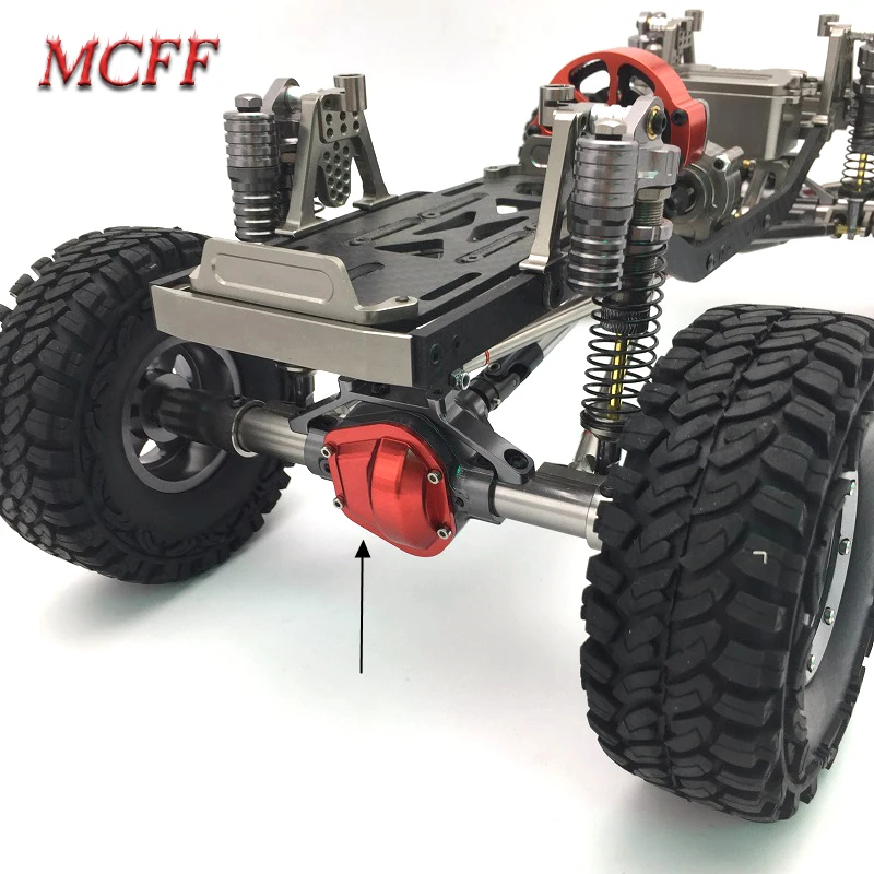 

1Set 1/10 Rc Car Alloy CNC Machined Front And Rear Axle With Arm For 1:10 Rc Car Crawler AXIAL SCX10 RC4WD D90