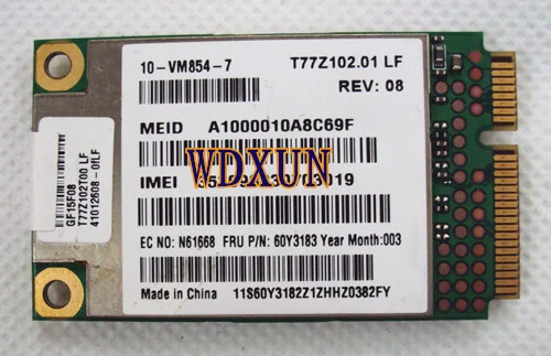 Thinkpad x201 T410 W510 3G модуль карта WWAN GOBI2000 60Y3263 LENOVO | Компьютеры и офис