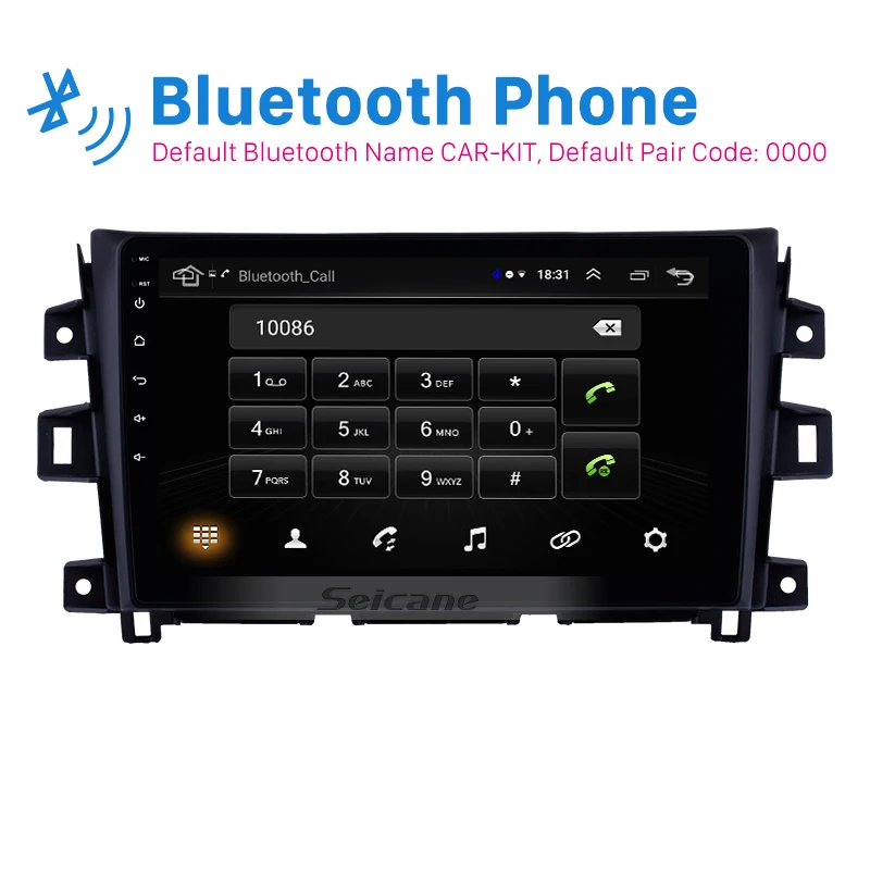 Seicane Android 8,1 автомобиль радио мультимедиа плеер для Nissan Navara 2011 2012 2013 2din gps навигации Поддержка OBD2
