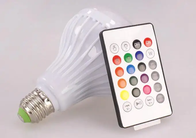 E27 LED Bluetooth динамик лампа Беспроводная 12 Вт Мощность музыка игра свет лампы