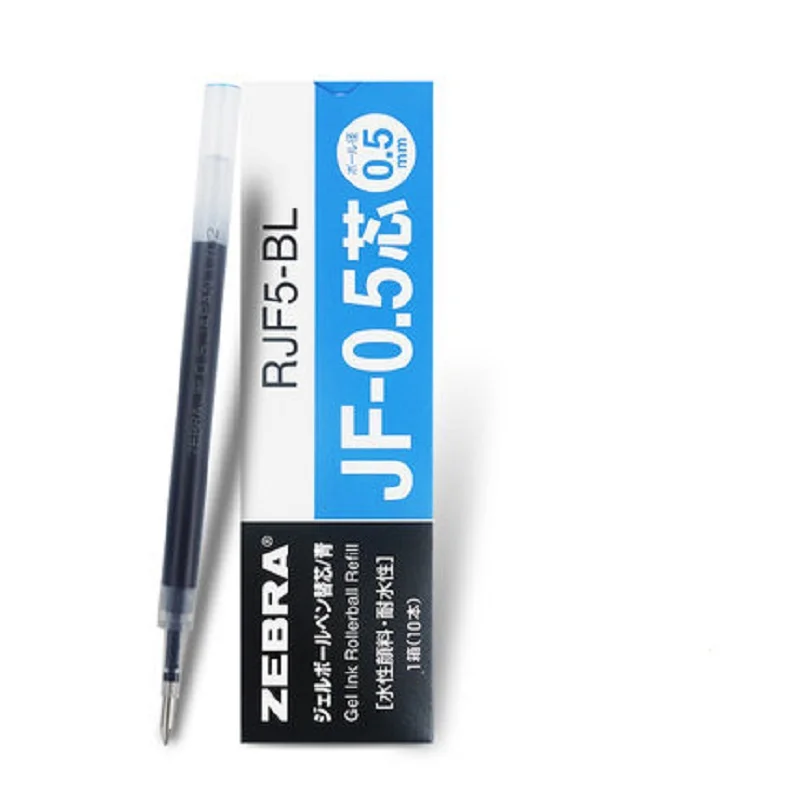 Запасные стержни для гелевых ручек ZEBRA JJ15 0 5 мм 10 шт./лот|Стержни ручек| |