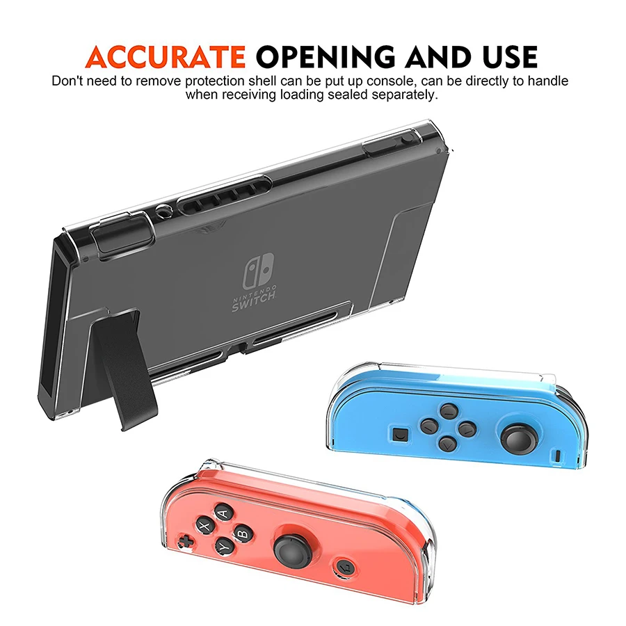 Чехол для Nintendo Switch тонкий жесткий защитный чехол с кристаллами консоли Joycon |