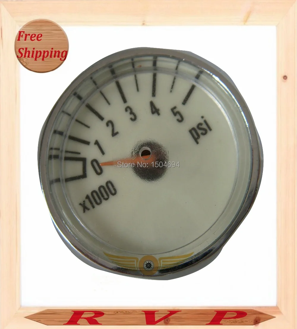 Бесплатная доставка светящийся мини манометр высокого давления для пейнтбола