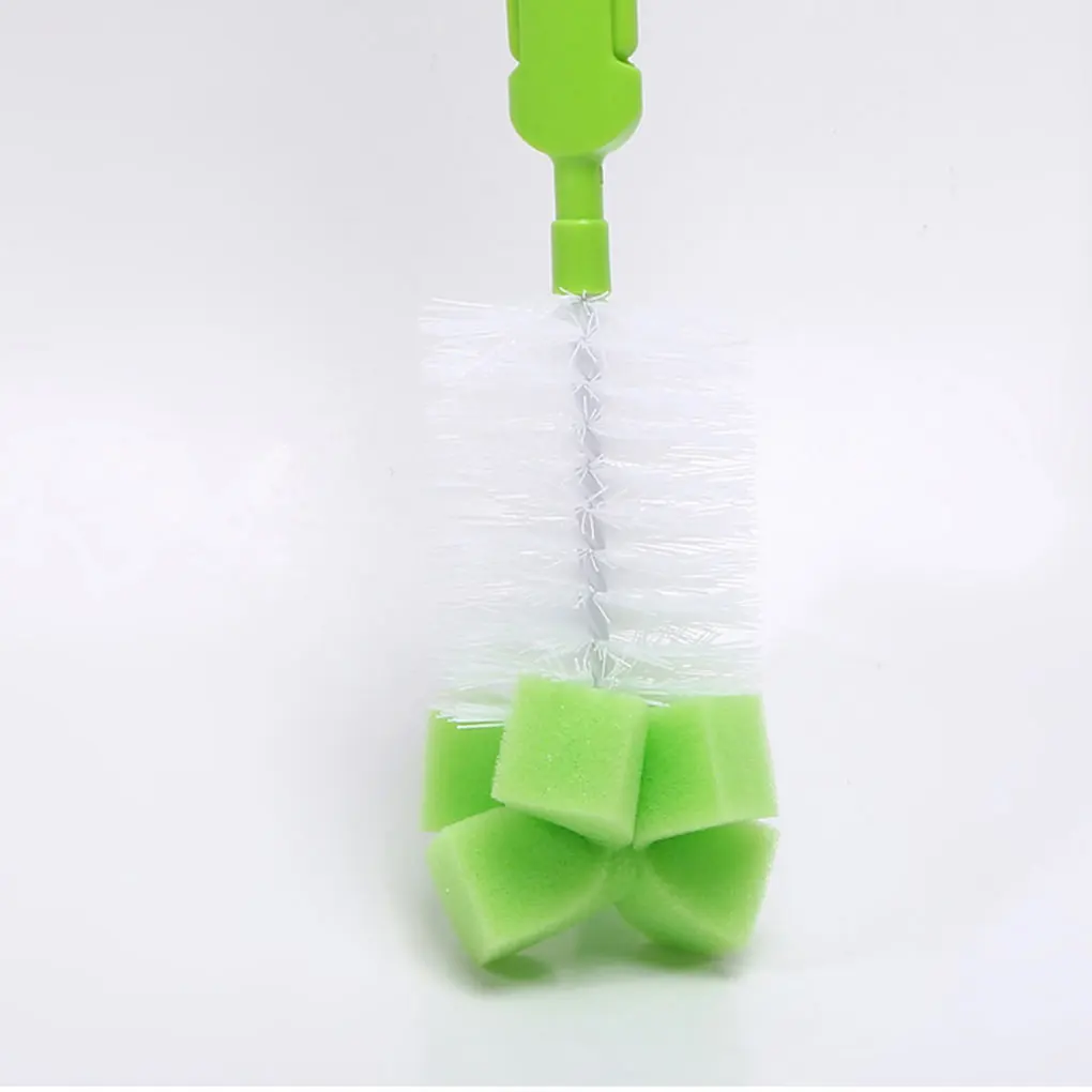 

Brand New 6PCS/Set Bottle Brush Cleaner Kit Cleaning Brush Set Sponge Cups Sports Nursing Bottle Baby Nipple Straws