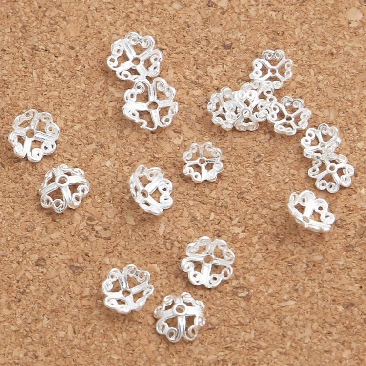 Шапочка для бижутерии из серебра 925 пробы|jewelry accessories|accessories diybead caps |