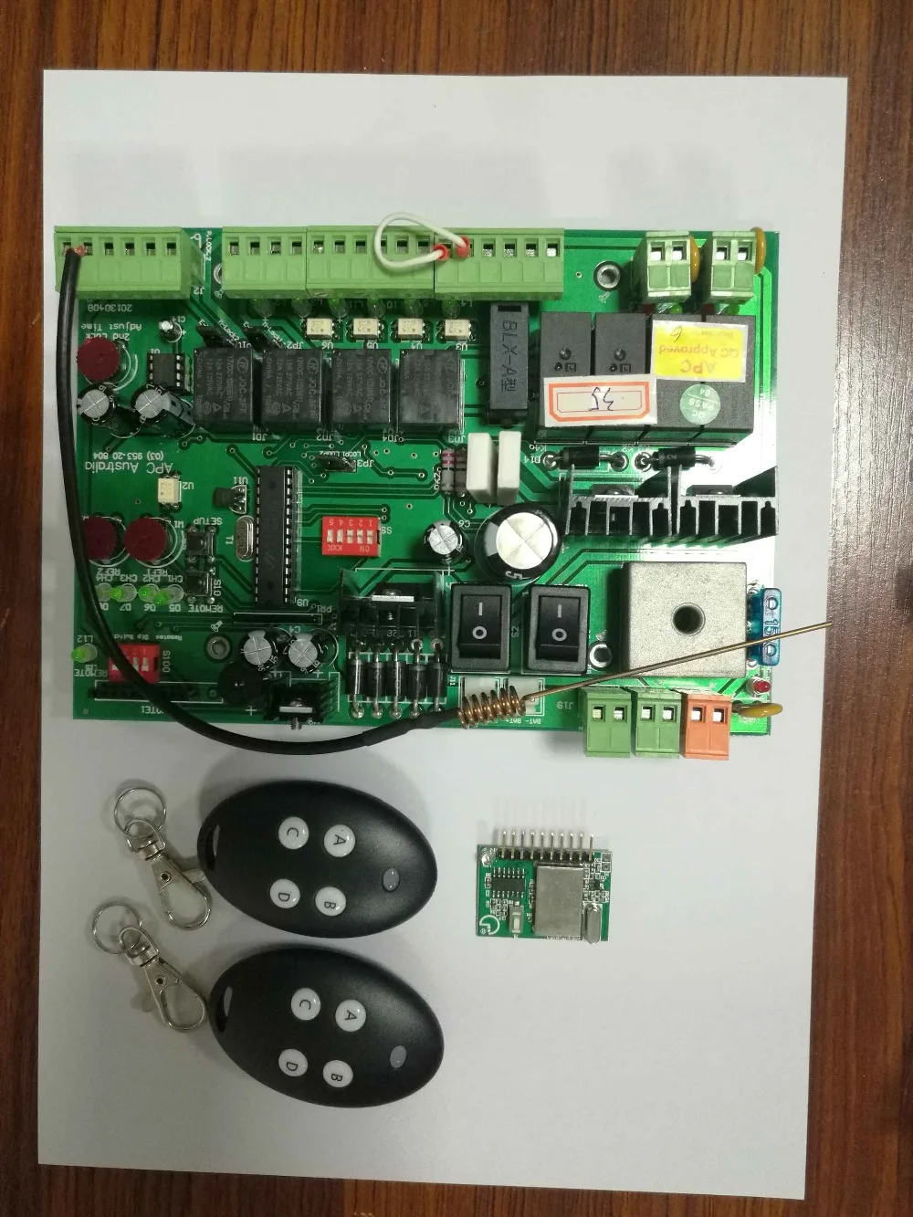 Поворотный двигатель открывания ворот оператора DC 24V Плата управления для ворот открывалка двойной