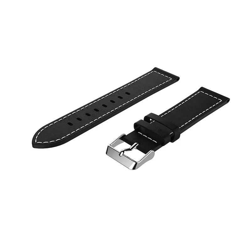 Ремешок кожаный для Samsung Galaxy Watch 46 мм спортивный умный Браслет Для S3 Frontier Classic 22