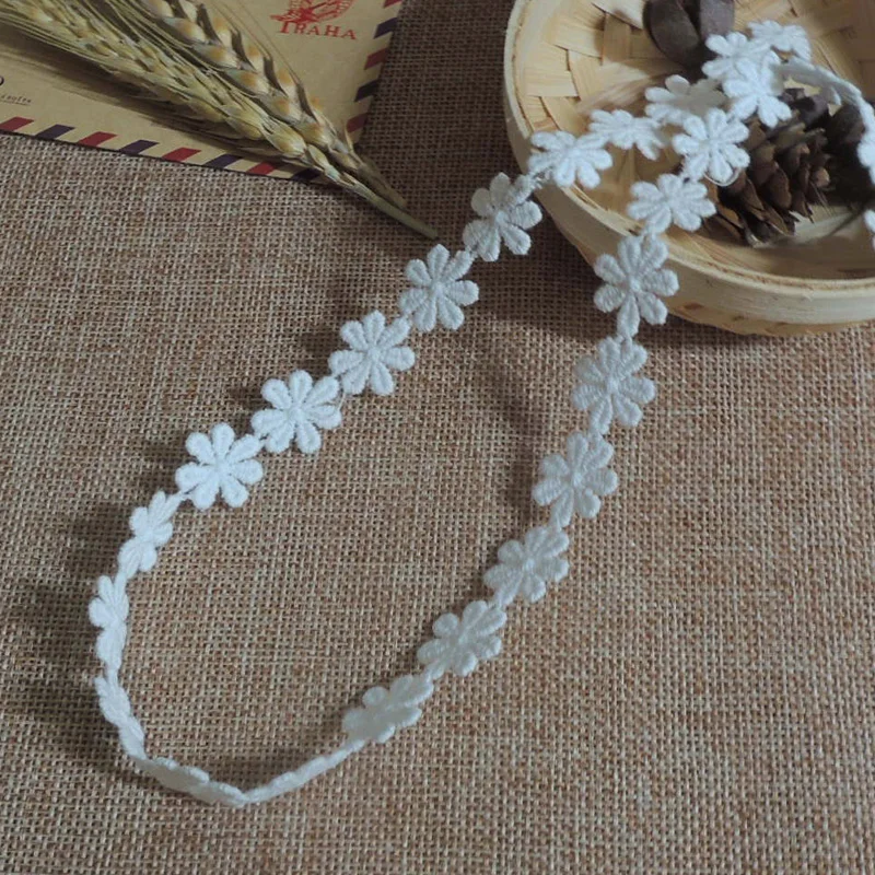 1 ярд 90 см новейшая кружевная ткань с аппликацией белая отделка тканей гипюровые