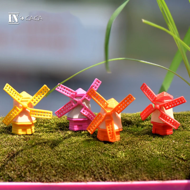 Милые мини-мельницы для дома домашний декор фигурки мохов игрушки