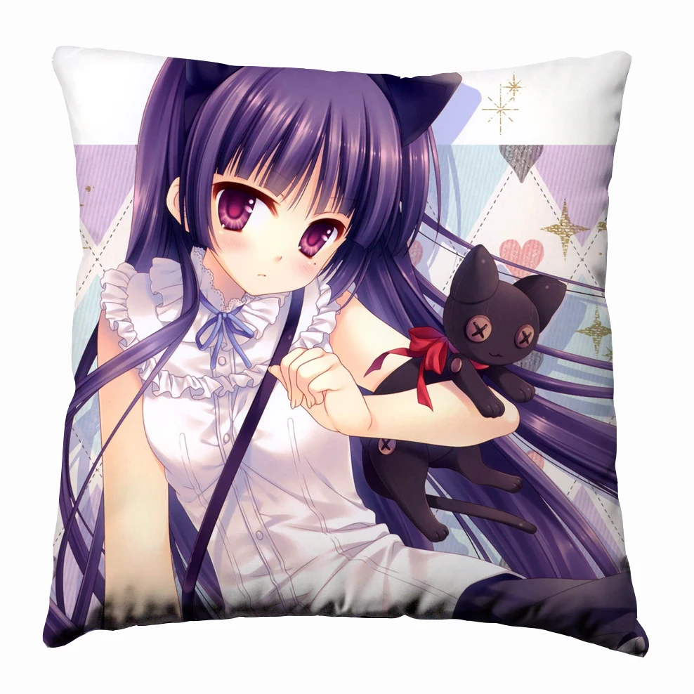 Аниме Манга Oreimo Kuroneko 40x40 см наволочка чехол для подушки сиденья постельные принадлежности