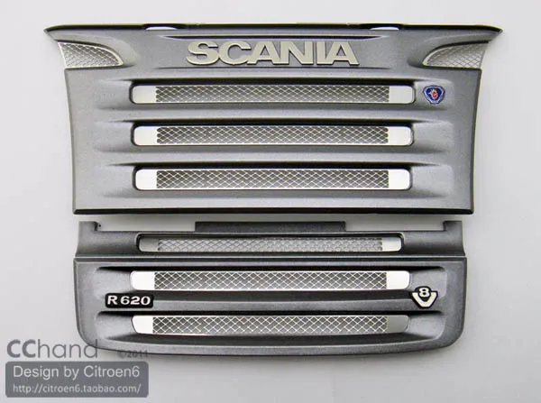 Решетка для Tamiya 1/14 Scania scania R470 R620|Детали и аксессуары| |