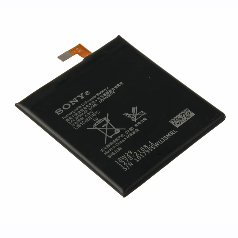 Оригинальный аккумулятор Sony LIS1546ERPC для Xperia C3 T3 S55T S55U D2502 D2533 M50W D5103 2500 мАч|battery for|battery