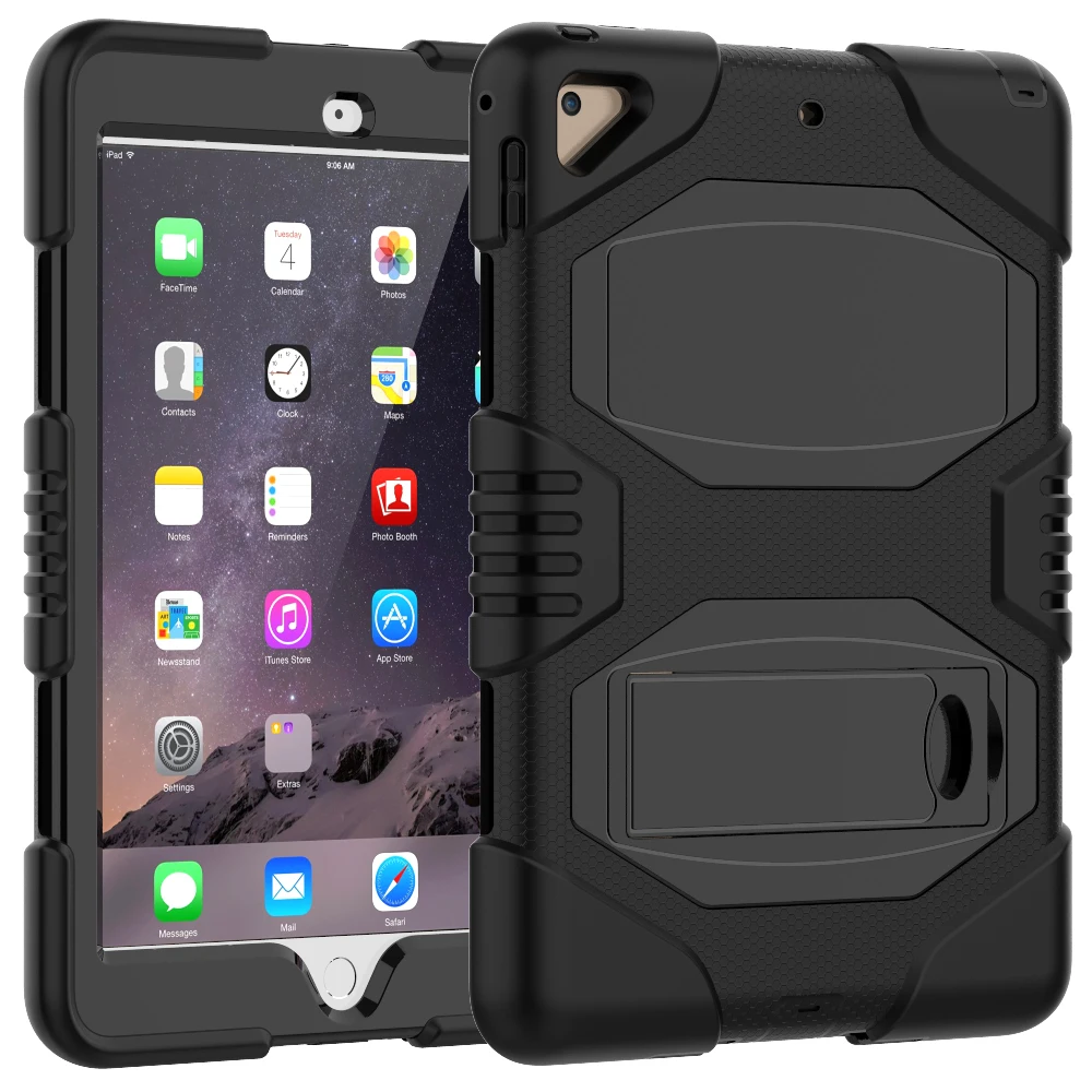 Чехол для Apple iPad Mini 1/2/3 ударопрочный гибридный трехслойный защитный чехол|case for