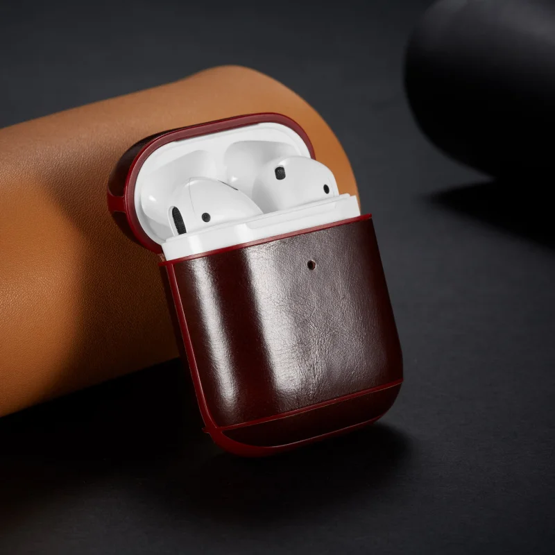 Чехол для наушников для Apple Airpod, аксессуары для AirPods, чехол, роскошный кожаный чехол для хранения, беспроводные наушники, ПУ+ PC чехол для зарядки
