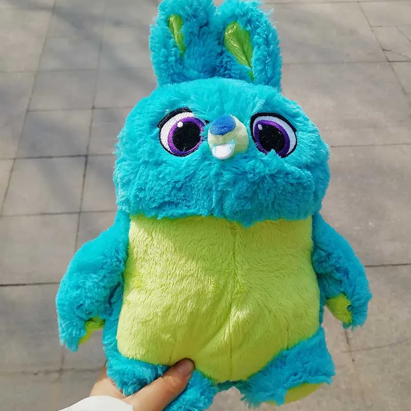 Синий Toy Story 4 Ducky Bunny Желтые Плюшевые игрушки утка голубой кролик мягкая кукла животных для детей подарок на день рождения Рождество - Цвет: Синий