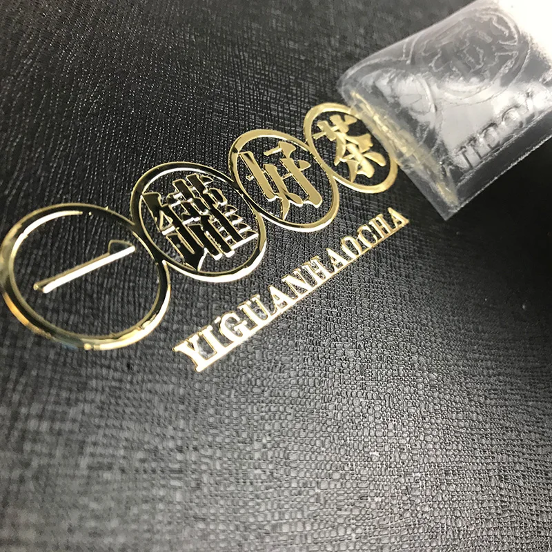 

Custom thin silver gold nickel stickers 3d logo metal embossed sticker with 3M adhesive Free shipping