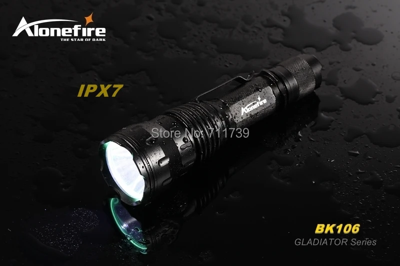 AloneFire BK106 серия гладиаторов CREE XM-L T6 LED 5 режимов прожектор Портативный