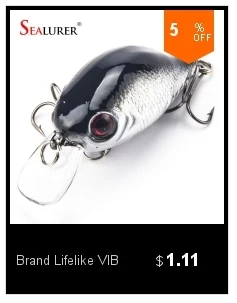 Sealurer Topwater рыболовные приманки плавающий воблер 11 см длина 20 г 4# крючки бионические PESCA, воблер жесткая приманка Jerkbait 1 шт. гольян