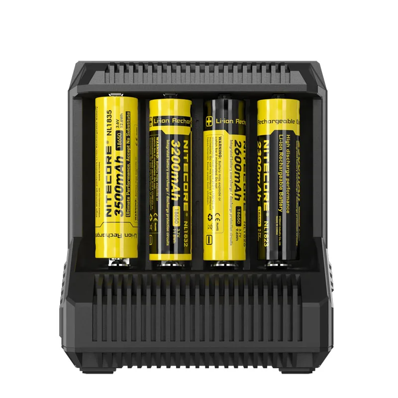 Интеллектуальное зарядное устройство Nitecore i8 8 слотов выход 4A интеллектуальная
