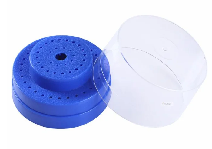 60 отверстий Держатель для фрез ногтей коробка хранения электрической машинки