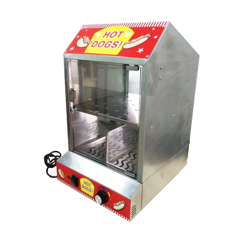 UK Stock Hot Dog Display Electric Food Warmer Stainless Steel Cabinet Showcase | Бытовая техника