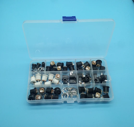 52 шт. DC022 DC022B DC005 DC012 DC021 5 5*2 5x2 1 мм комплект для монтажа на панель|set connector|socket