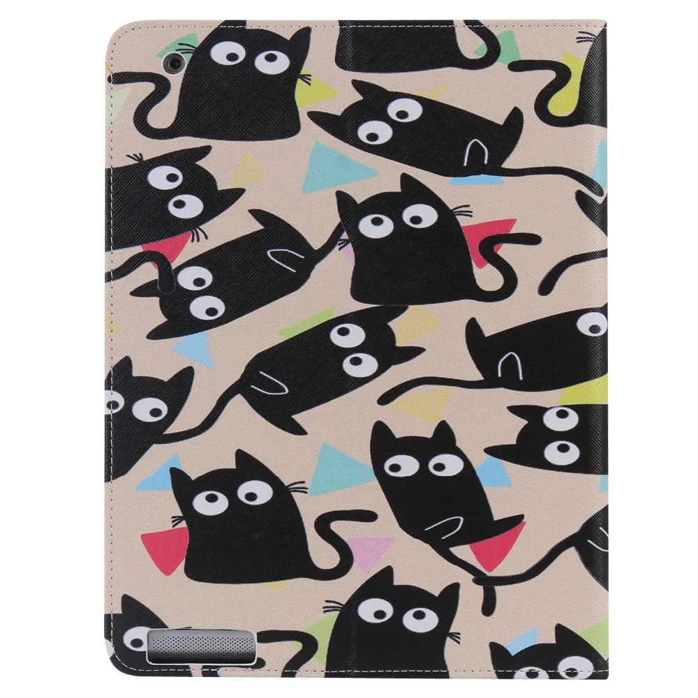 Чехол книжка из искусственной кожи с подставкой и слотом для карт|tablet cover|for ipad 2for |