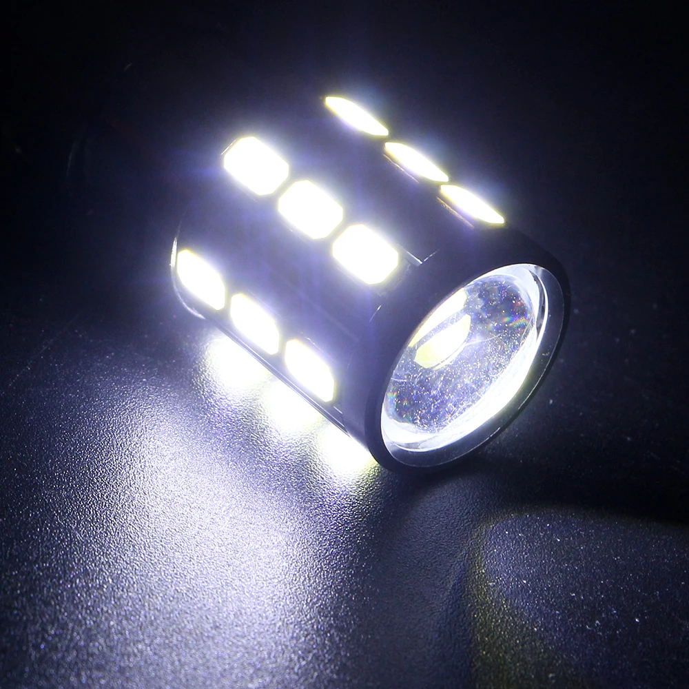 2 шт. 12 В 5730 21 SMD светодиодные лампы объектив 1156 BA15S 1157 BAY15D 420LM поворота тормозной