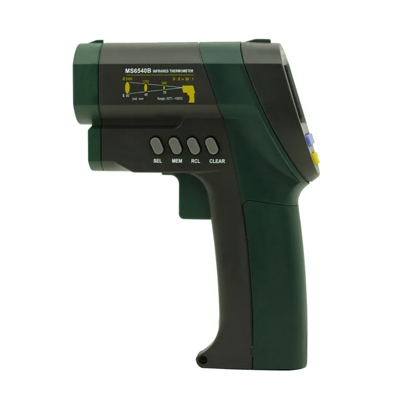 MASTECH MS6540A/MS6540B Бесконтактный инфракрасный термометр 32C ~ 850C/1050C ИК измеритель