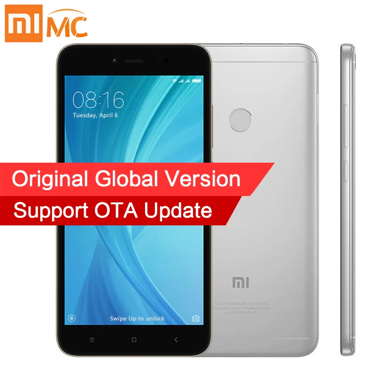 Глобальная версия Xiaomi Redmi Примечание 5A Prime 3 Гб оперативной памяти 32 встроенной MIUI