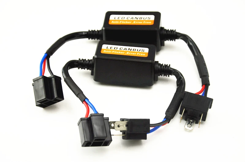Универсальный 2 шт. H1 H4 H7 H11 LED DRL Передняя фара Canbus подавитель предупреждений об