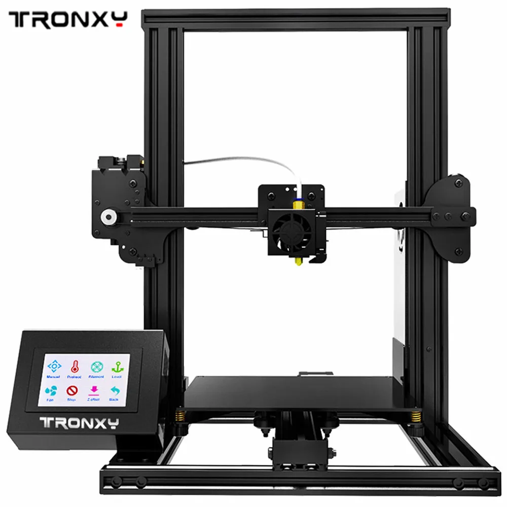 Tronxy 2 Полный металлический 3d Принтер Комплект USB интерфейс/tf карта 3 5 дюймов