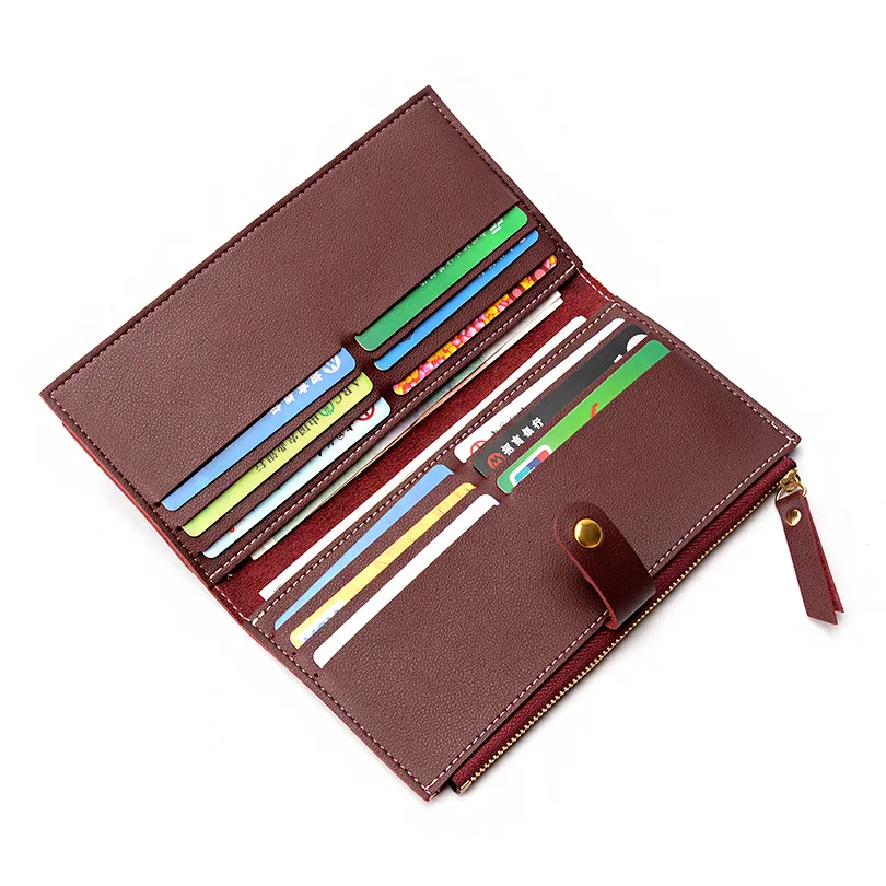 High Quality Soft Leather wallet women vintage style wallets leather purse female credit card holder money bag pocket | Багаж и сумки