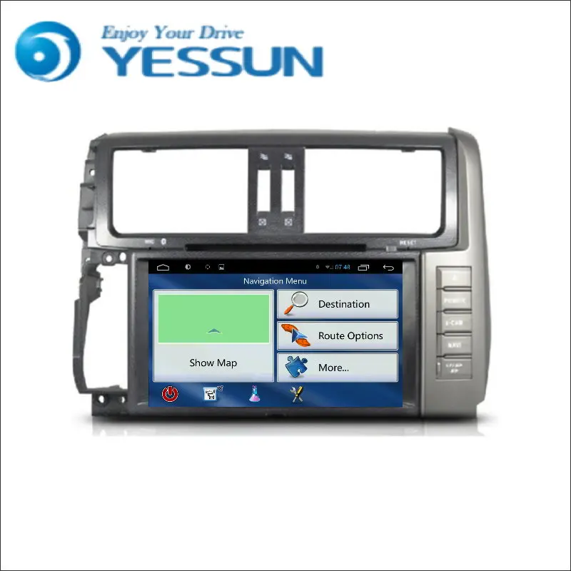 YESSUN для Toyota Land Cruiser Prado J150 Android автомобильный навигатор gps сенсорный экран стерео плеер Мультимедиа Аудио Видео Радио