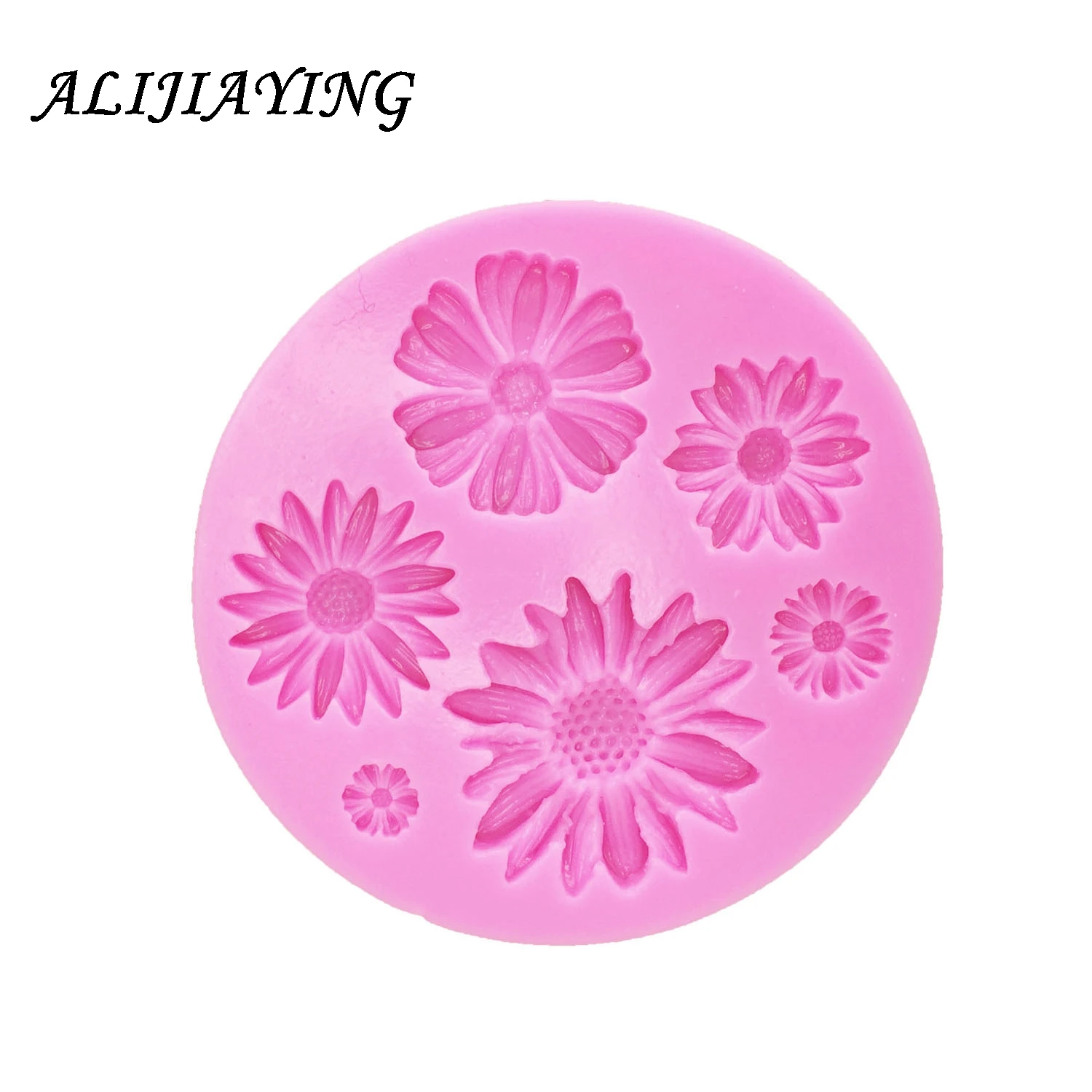 Chrysanthemum Fang Dan Cake Decoration Silicone Mold Chocolate Mold Diy Baking Sun Flower Candy Gerbera Daisy Flower D0193