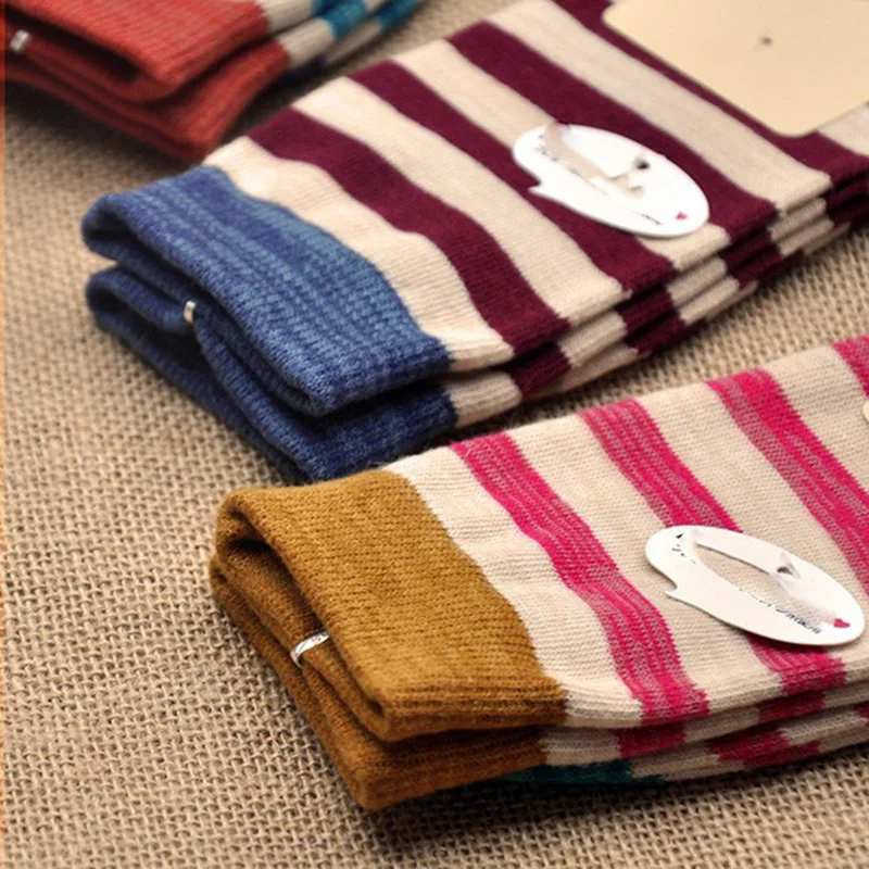 Женские хлопковые носки PEONFLY забавные цветные чулочно-носочные изделия в