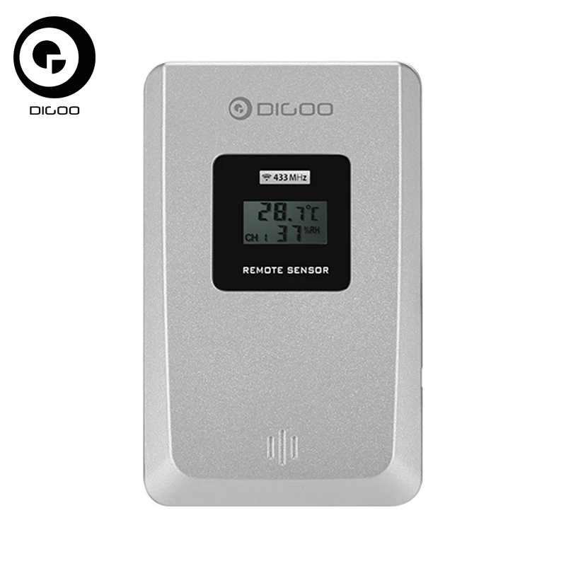 Digoo DG-R8S 433 МГц беспроводной датчик беспроводной цифровой гигрометр и термометр Метеостанция датчик для DG-TH8888pro