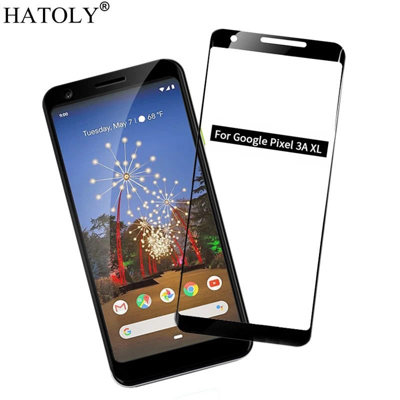 3D изогнутое стекло для Google Pixel 3a XL Защита экрана полное закаленное XL|Защитные