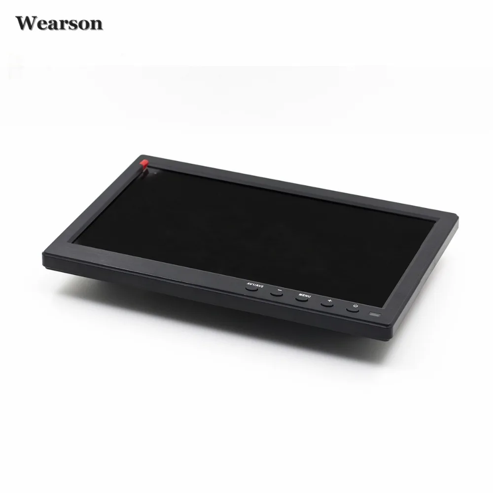 Wearson 10,1 дюймов HDMI VGA HD ЖК-монитор дисплей ips экран 1280x800 для Raspberry pi 3 монитор видео аудио входы