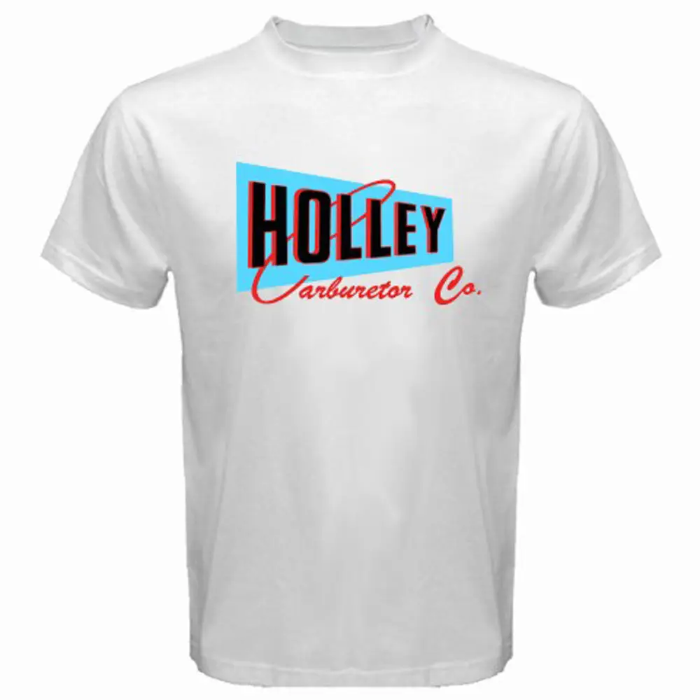 Новый Holley карбюратор Co. Logo speed Equipment Hot Rod белая футболка Размер S 3XL 100% хлопок топы