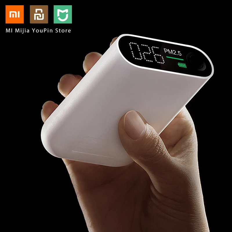 Оригинальный xiaomi mijia Zhimi PM2.5 детектор воздуха Портативный OLED Экран мониторинга