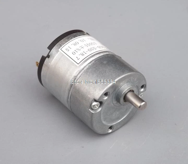 33GB-520 DC Motor 12V/350rpm High Speed Metal Gear for RC Smart Robot Tank Car Chassis Remote Control Toys | Обустройство дома