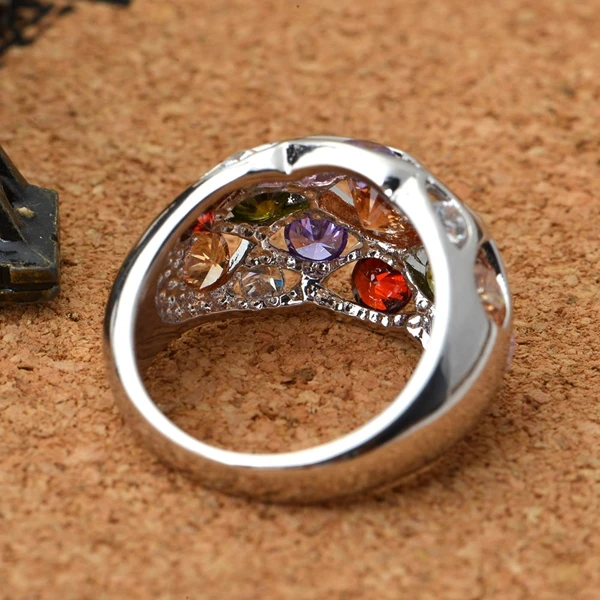 Новое кольцо для пары Vashiria модное позолоченное романтическое с короной из