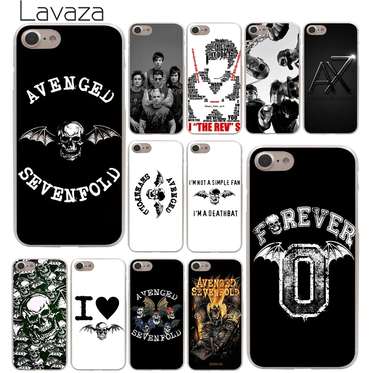 Жесткий чехол Lavaza Avenged Sevenfold для iPhone XR X XS 11 Pro Max 10 7 8 6S 5 5S SE 4 4s