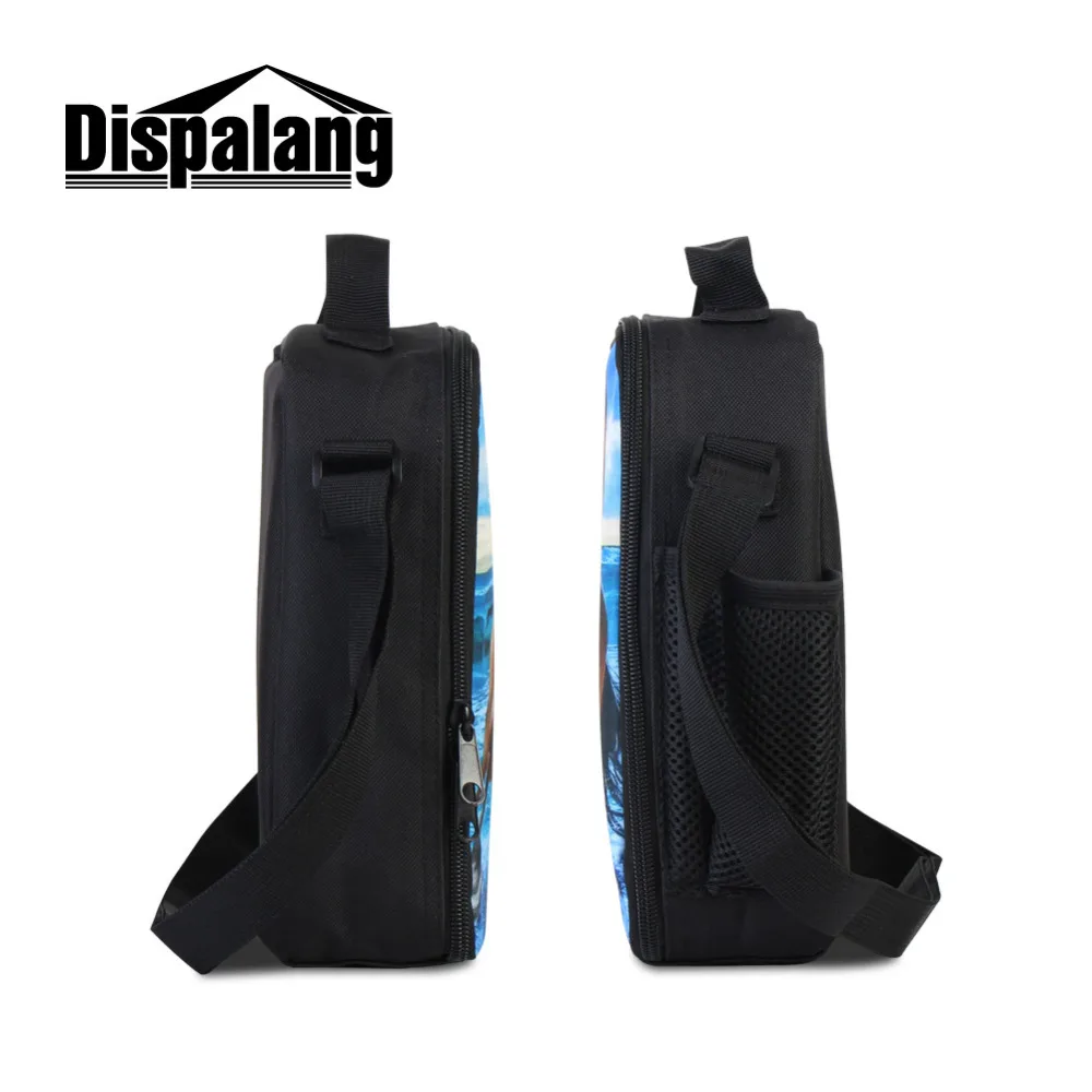 Dispalang полосатые сумки для обеда с принтом женщин балетные девочек школьные